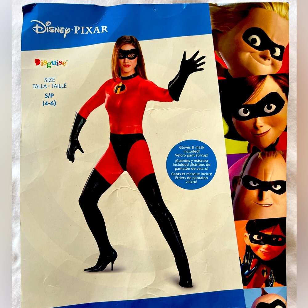 Disguise Women's Red and Black Incredibles-Inspired Superhero Costume